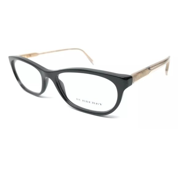 Burberry Women's Black and Gold Eyeglasses! - Picture 1 of 4